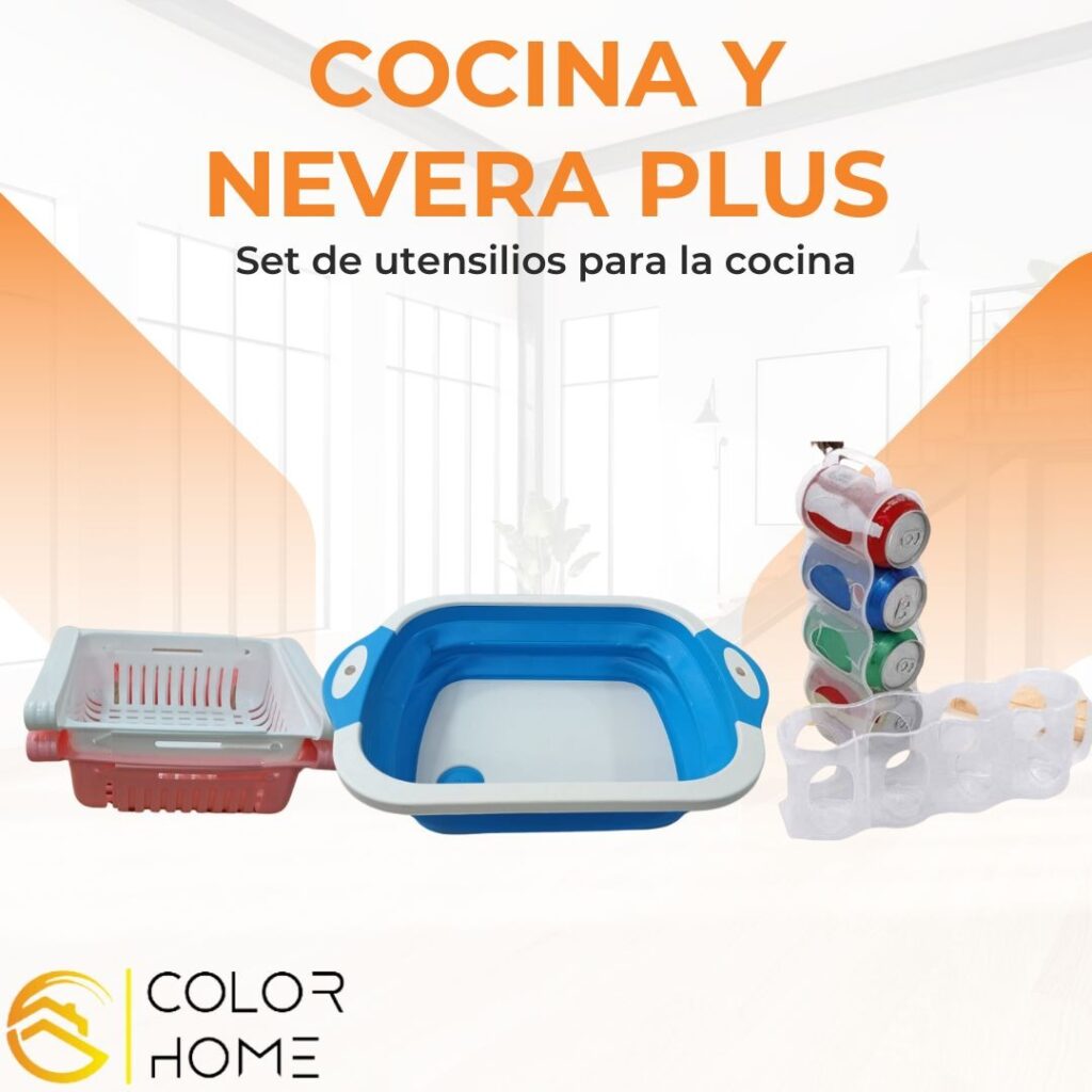 🌟 Combo Cocina Y Nevera Plus 🌟 Tu cocina más ordenada, práctica y eficiente… ¡en un solo combo!
